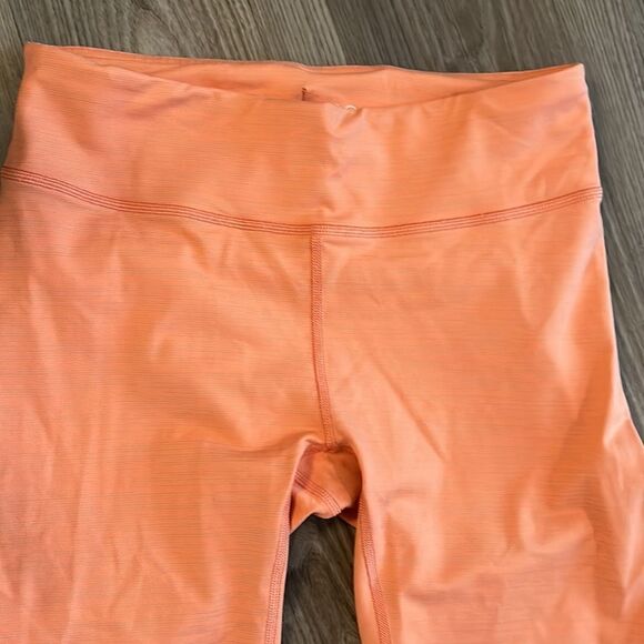 OUTDOOR VOICES TECHSWEAT FLEX LEGGINGS BEAUTIFUL CORAL ORANGE COLOR SIZE MEDIUM - Picture 5 of 9